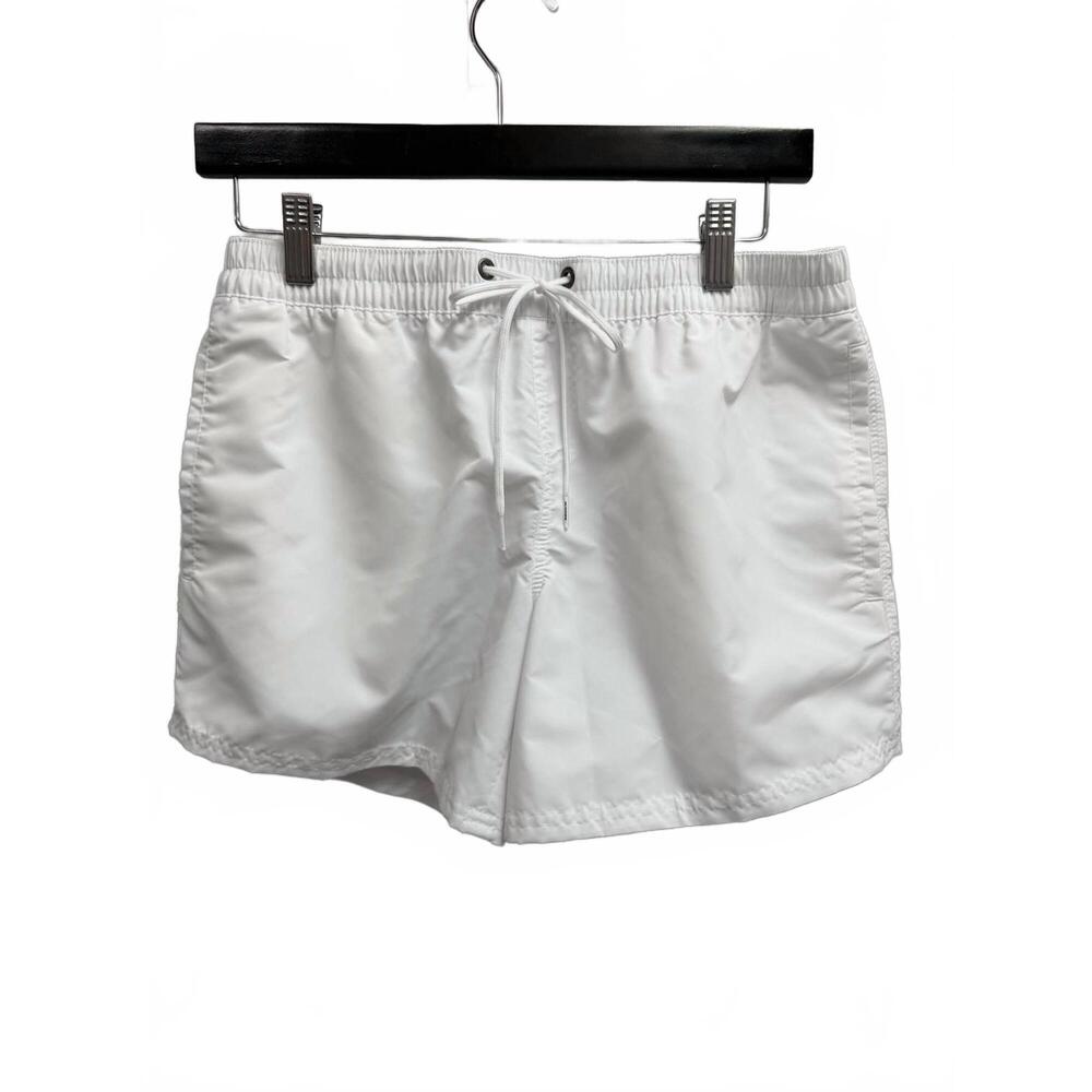 NEW SUNDEK women's coast coverup swim short in white40